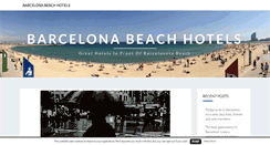 Desktop Screenshot of barcelona-beach-hotels.com