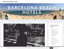 Tablet Screenshot of barcelona-beach-hotels.com